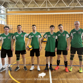 Прошел чемпионат Каменецкого района 2024 года по волейболу среди мужских команд!
