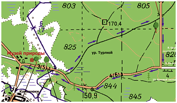 The route plan