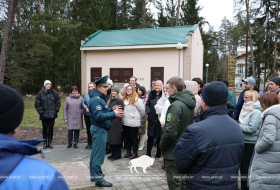Занятие по использованию первичных средств пожаротушения
