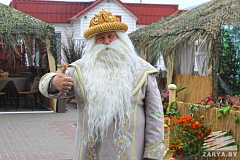 Делегация пущи и Дедушка Мороз приняли участие в областном празднике-ярмарке «Дожинки-2018»