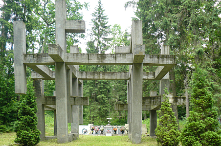 Monument "Falling crosses"